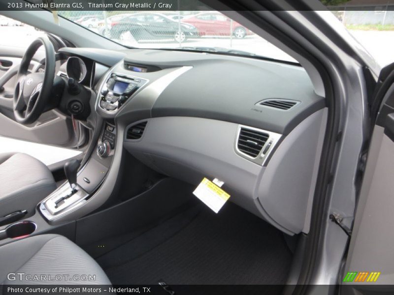 Titanium Gray Metallic / Gray 2013 Hyundai Elantra GLS