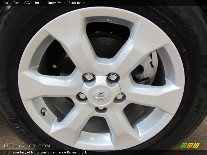 Super White / Sand Beige 2011 Toyota RAV4 Limited