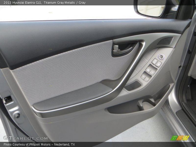 Titanium Gray Metallic / Gray 2013 Hyundai Elantra GLS