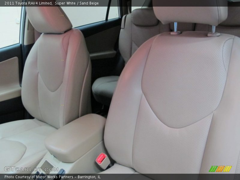Super White / Sand Beige 2011 Toyota RAV4 Limited