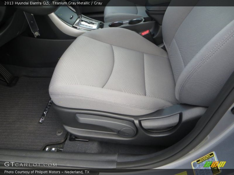 Titanium Gray Metallic / Gray 2013 Hyundai Elantra GLS