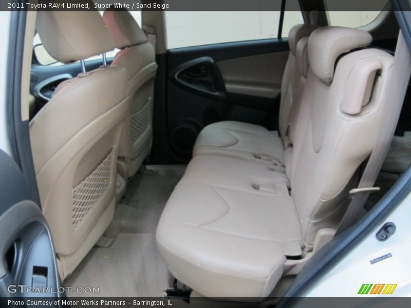 Super White / Sand Beige 2011 Toyota RAV4 Limited