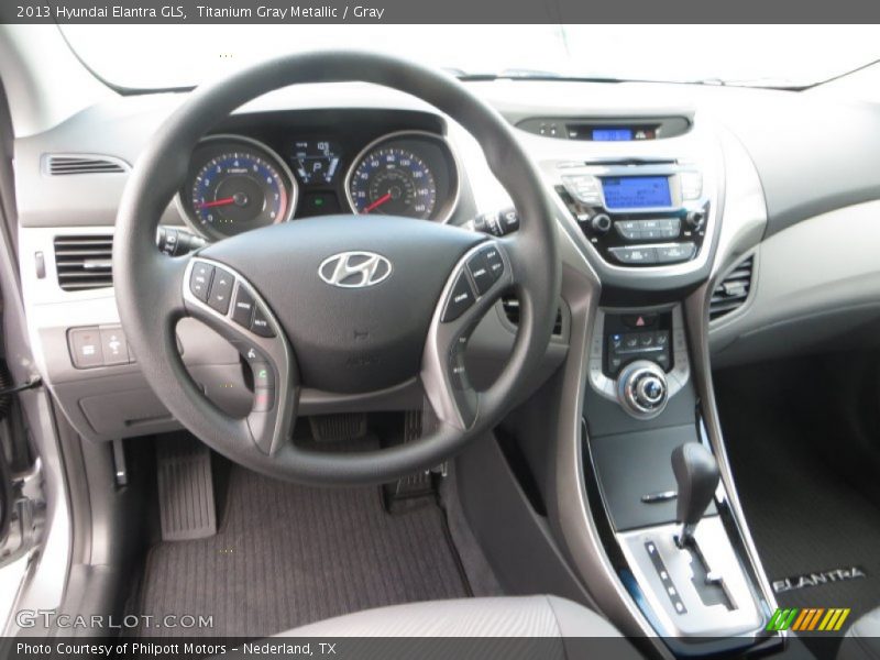 Titanium Gray Metallic / Gray 2013 Hyundai Elantra GLS