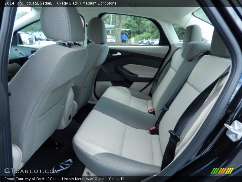 Tuxedo Black / Medium Light Stone 2014 Ford Focus SE Sedan