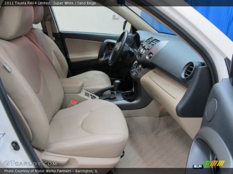 Super White / Sand Beige 2011 Toyota RAV4 Limited