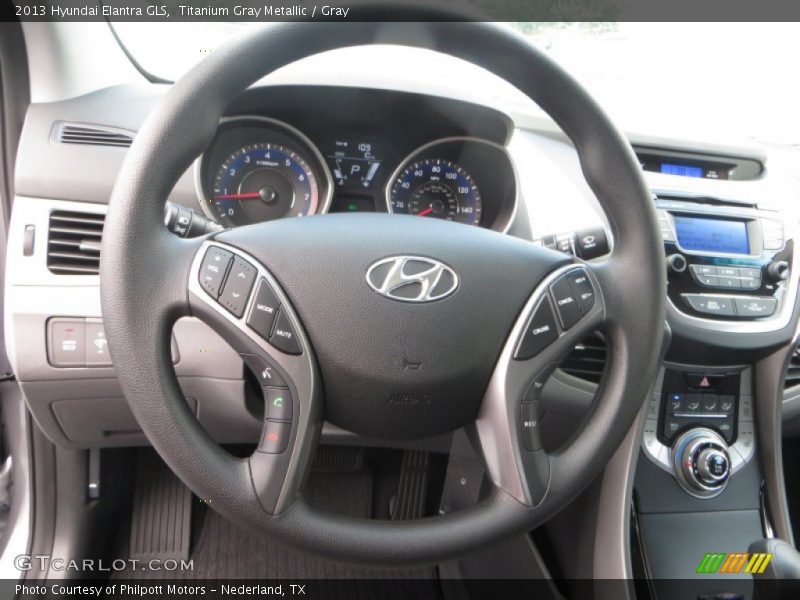 Titanium Gray Metallic / Gray 2013 Hyundai Elantra GLS