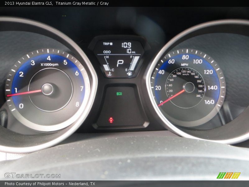 Titanium Gray Metallic / Gray 2013 Hyundai Elantra GLS