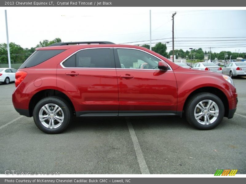 Crystal Red Tintcoat / Jet Black 2013 Chevrolet Equinox LT