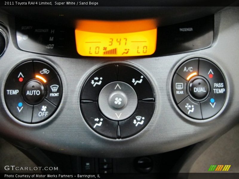 Super White / Sand Beige 2011 Toyota RAV4 Limited