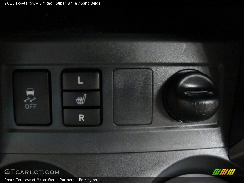 Super White / Sand Beige 2011 Toyota RAV4 Limited