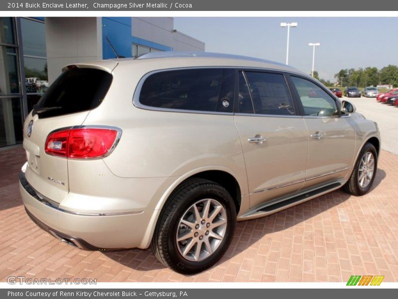 Champagne Silver Metallic / Cocoa 2014 Buick Enclave Leather