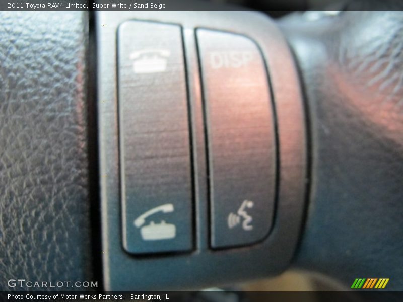 Super White / Sand Beige 2011 Toyota RAV4 Limited