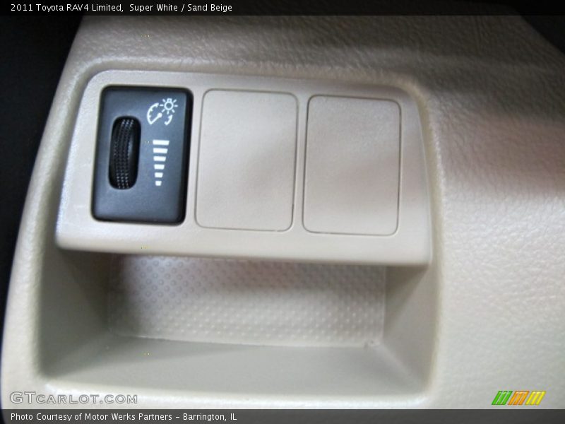 Super White / Sand Beige 2011 Toyota RAV4 Limited