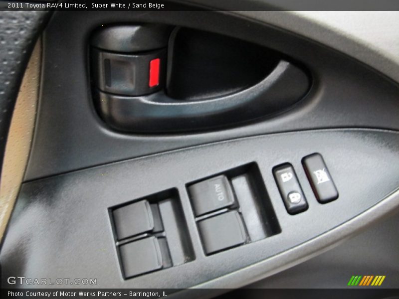 Super White / Sand Beige 2011 Toyota RAV4 Limited