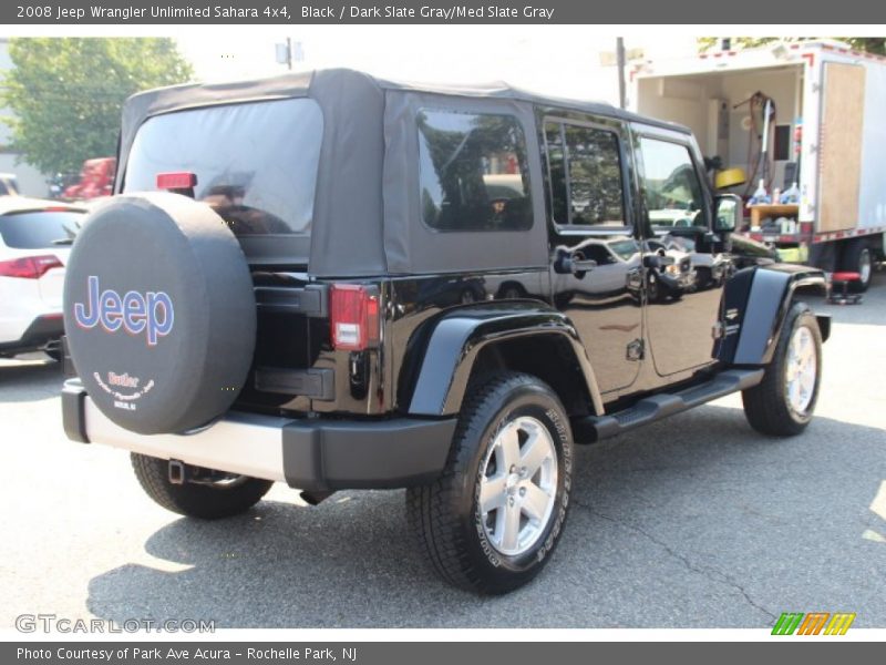Black / Dark Slate Gray/Med Slate Gray 2008 Jeep Wrangler Unlimited Sahara 4x4