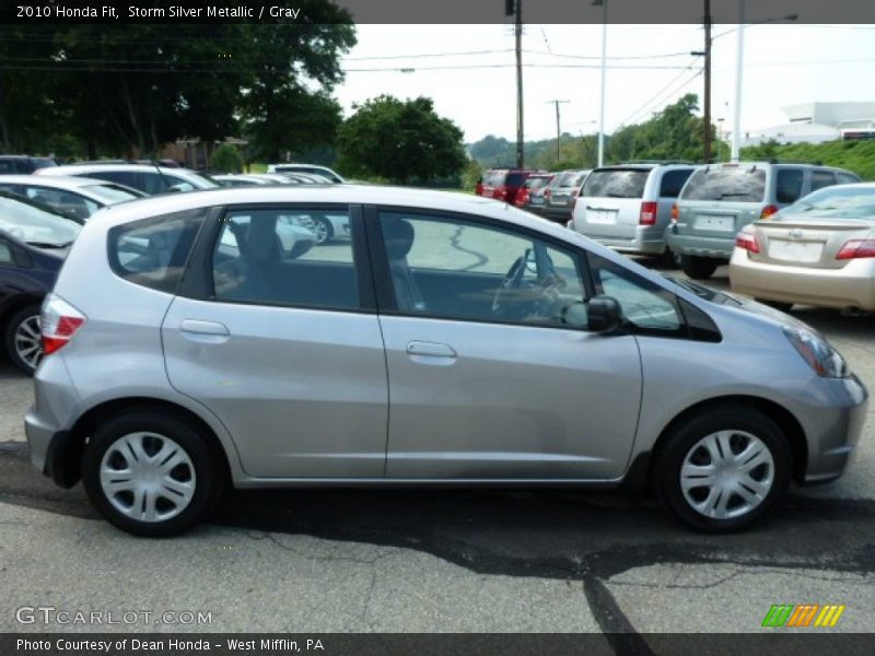 Storm Silver Metallic / Gray 2010 Honda Fit