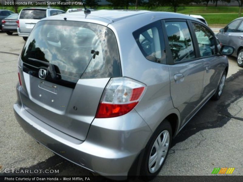 Storm Silver Metallic / Gray 2010 Honda Fit