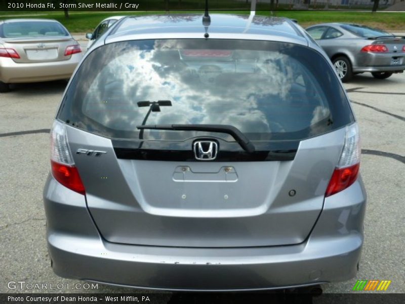 Storm Silver Metallic / Gray 2010 Honda Fit