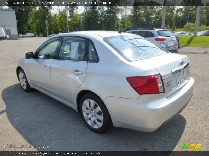 Spark Silver Metallic / Carbon Black 2011 Subaru Impreza 2.5i Sedan