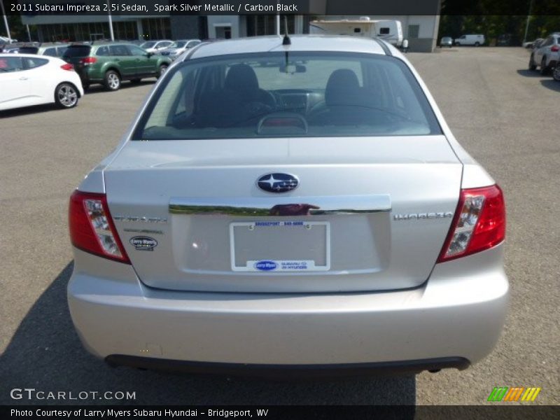 Spark Silver Metallic / Carbon Black 2011 Subaru Impreza 2.5i Sedan