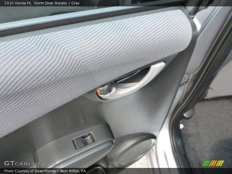 Storm Silver Metallic / Gray 2010 Honda Fit