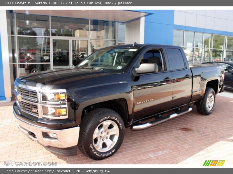 Black / Jet Black 2014 Chevrolet Silverado 1500 LTZ Z71 Double Cab 4x4