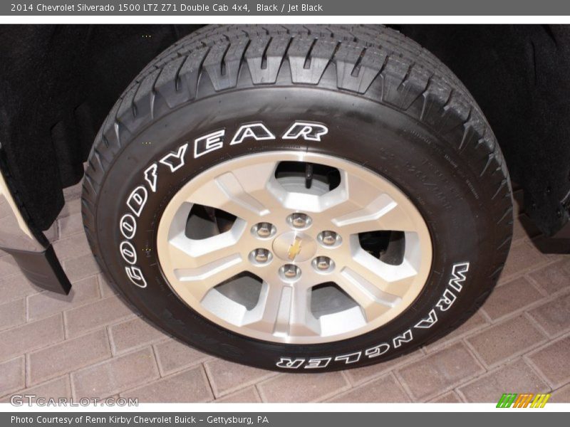 Black / Jet Black 2014 Chevrolet Silverado 1500 LTZ Z71 Double Cab 4x4