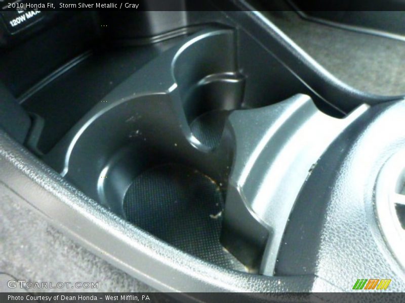 Storm Silver Metallic / Gray 2010 Honda Fit