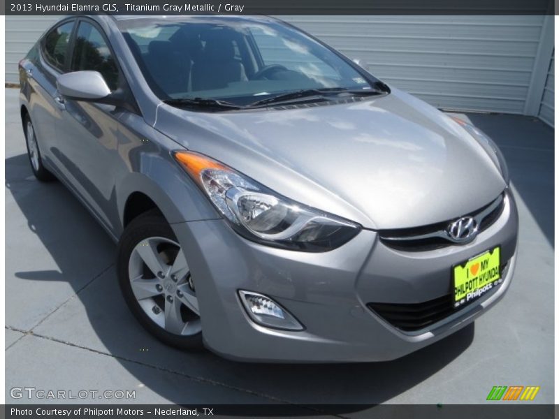 Titanium Gray Metallic / Gray 2013 Hyundai Elantra GLS