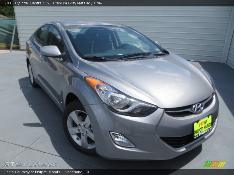 Titanium Gray Metallic / Gray 2013 Hyundai Elantra GLS