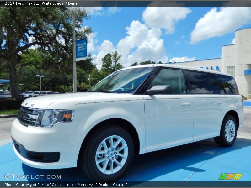 White Suede / Dune 2014 Ford Flex SE