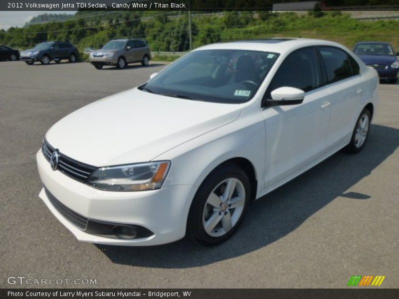 Candy White / Titan Black 2012 Volkswagen Jetta TDI Sedan