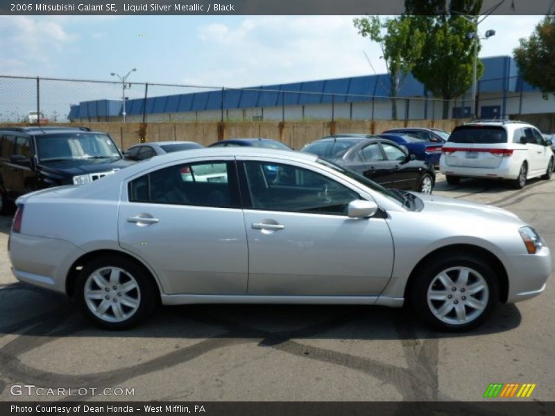 Liquid Silver Metallic / Black 2006 Mitsubishi Galant SE