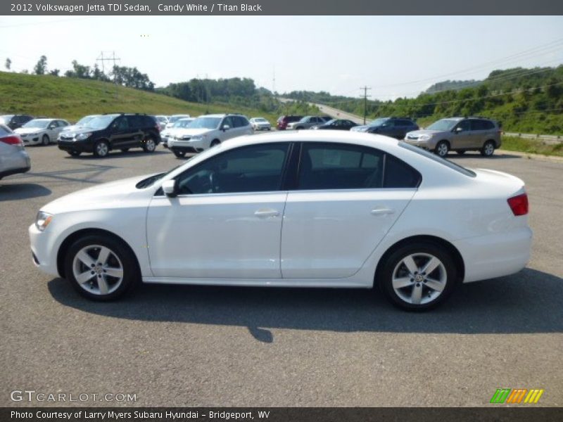 Candy White / Titan Black 2012 Volkswagen Jetta TDI Sedan