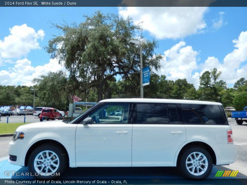White Suede / Dune 2014 Ford Flex SE
