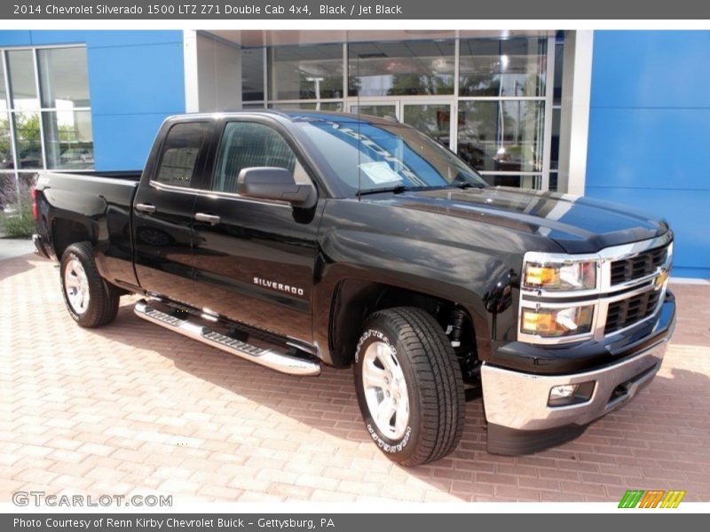 Black / Jet Black 2014 Chevrolet Silverado 1500 LTZ Z71 Double Cab 4x4