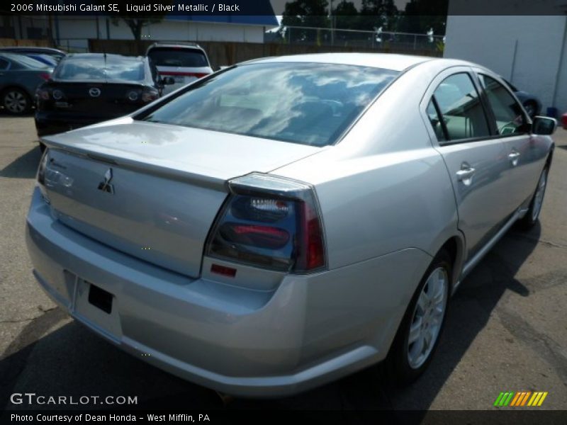 Liquid Silver Metallic / Black 2006 Mitsubishi Galant SE