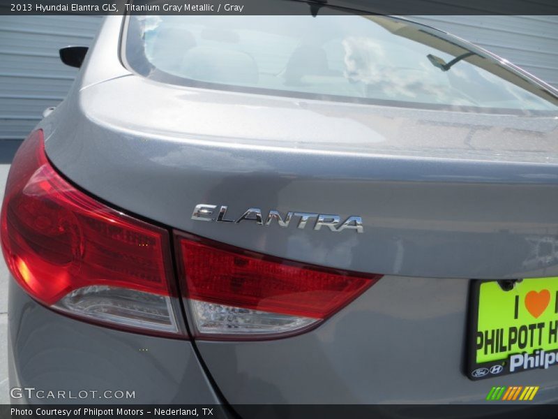 Titanium Gray Metallic / Gray 2013 Hyundai Elantra GLS