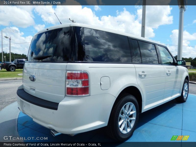 White Suede / Dune 2014 Ford Flex SE