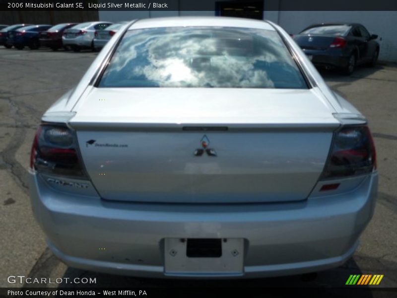 Liquid Silver Metallic / Black 2006 Mitsubishi Galant SE