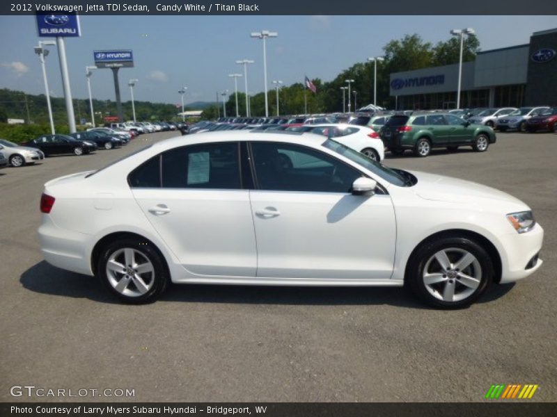 Candy White / Titan Black 2012 Volkswagen Jetta TDI Sedan