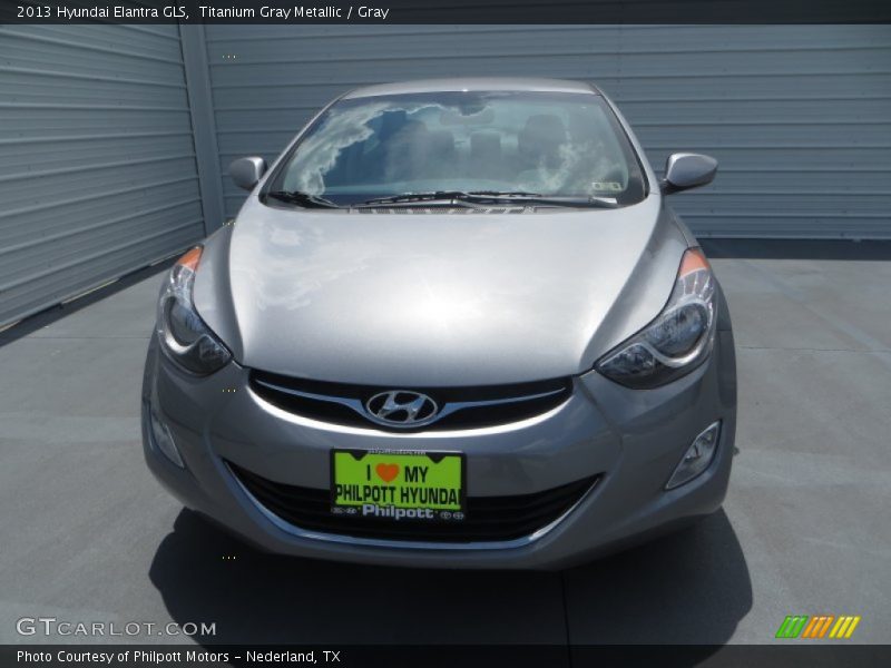 Titanium Gray Metallic / Gray 2013 Hyundai Elantra GLS