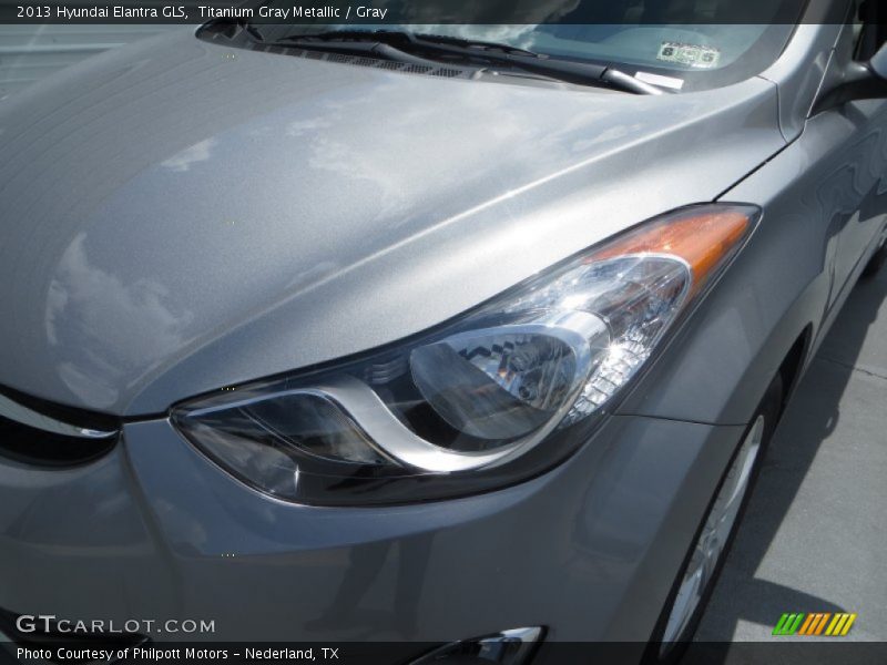 Titanium Gray Metallic / Gray 2013 Hyundai Elantra GLS