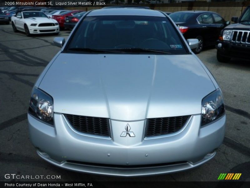 Liquid Silver Metallic / Black 2006 Mitsubishi Galant SE