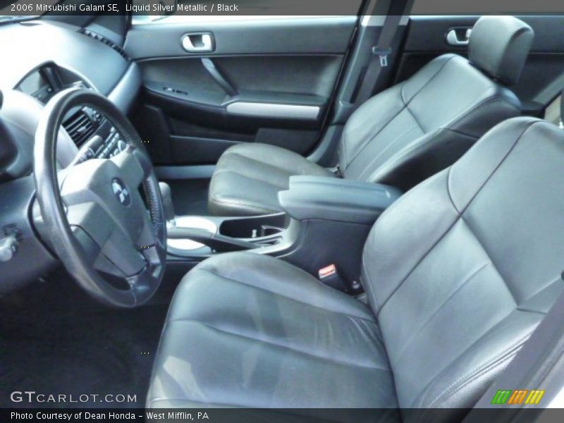 Liquid Silver Metallic / Black 2006 Mitsubishi Galant SE