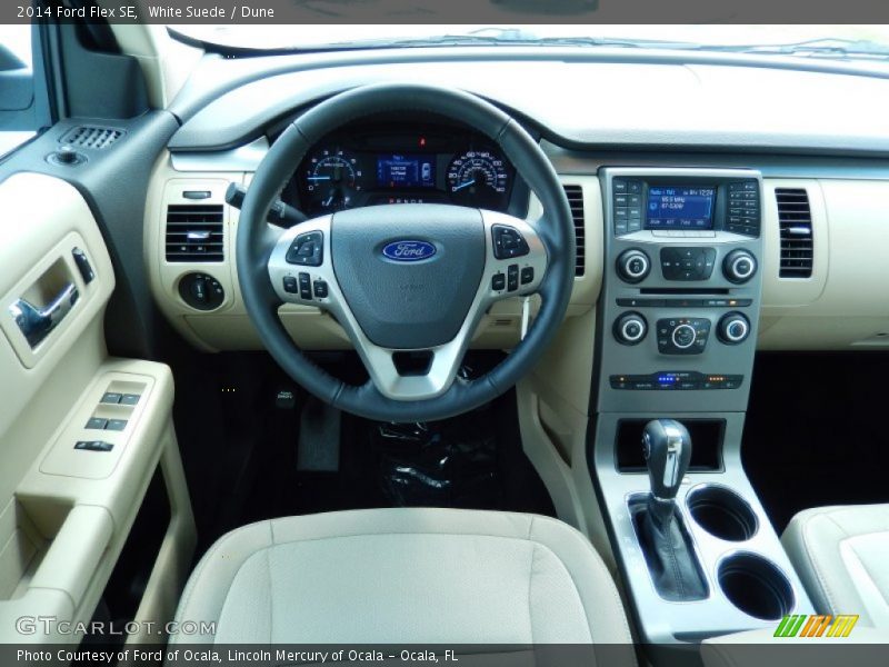 White Suede / Dune 2014 Ford Flex SE