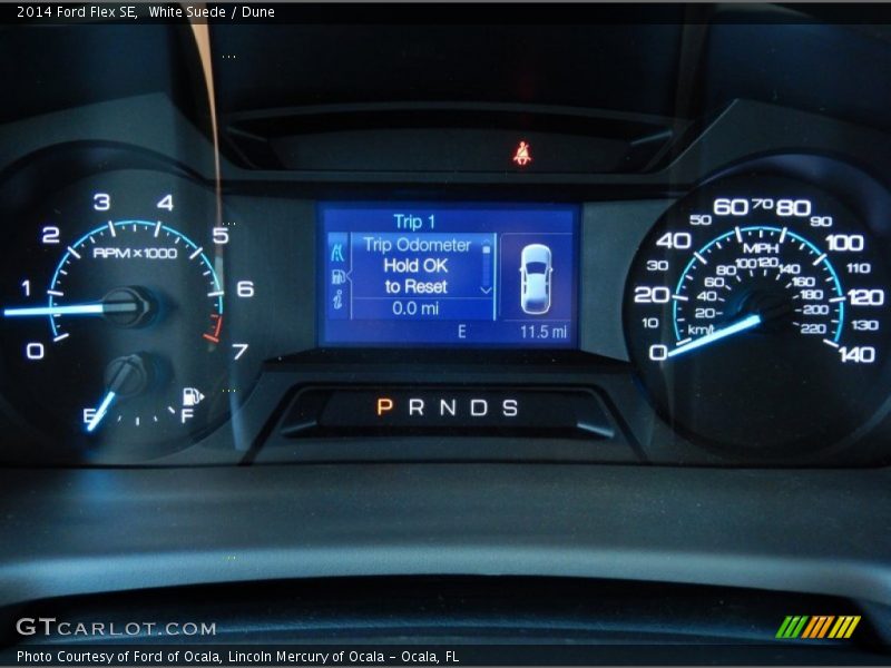 White Suede / Dune 2014 Ford Flex SE