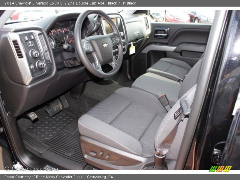 Jet Black Interior - 2014 Silverado 1500 LTZ Z71 Double Cab 4x4 