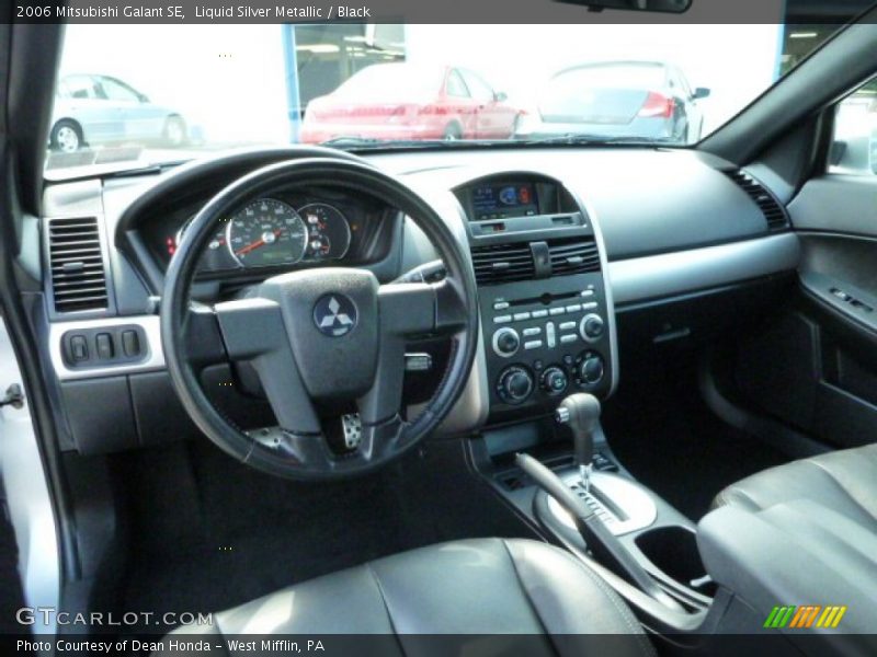 Liquid Silver Metallic / Black 2006 Mitsubishi Galant SE