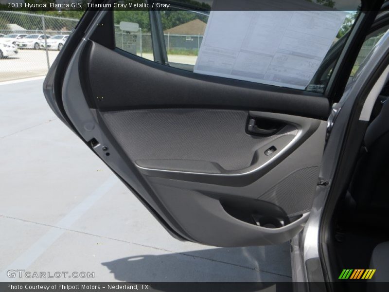 Titanium Gray Metallic / Gray 2013 Hyundai Elantra GLS